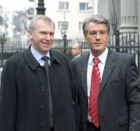 Viktor Yushchenko and Yves Leterme