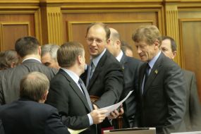 Arsenyy Yatsenyuk and Lavrynovych Alexander