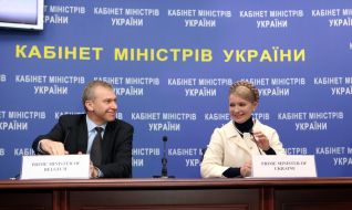 Yuliya Timoshenko and Yves Leterme