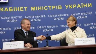 Yuliya Timoshenko and Yves Leterme