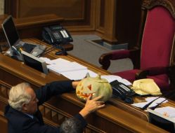 Ukrainian Parliament prepares to Halloween