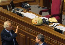 Ukrainian Parliament prepares to Halloween