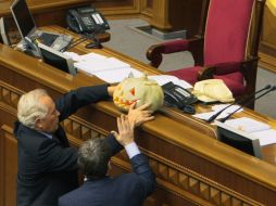 Ukrainian Parliament prepares to Halloween