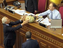 Arseny Yatsenyuk and Aleksandr Stoyan