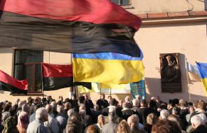 Открытие мемориальной доски митрополиту Андрею Шептицкому