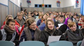 Prisoners of womanish correctional colony of Chernigov