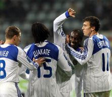 Ismael Bangoura, Aleksandr Aliev, Pape Diakhate and Roman Yeremenko