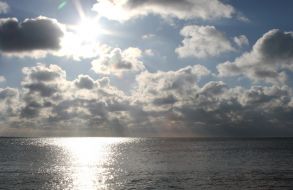 Sunrise above the Black sea