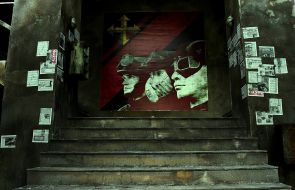 Shooting of fantasy film ”Inhabited island”