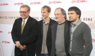 Kshishtof Zanussi, Marek Kudelko, Bogdan Stupka and Oleg Kohan