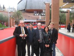 Kshishtof Zanussi, Marek Kudelko, Bogdan Stupka and Oleg Kohan