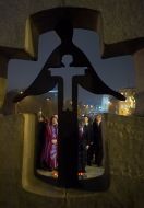 Viktor Yushchenko and Muammar al-Gaddafi