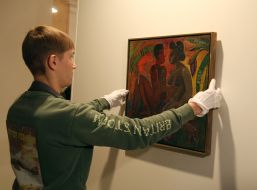 Preparation to the exhibition