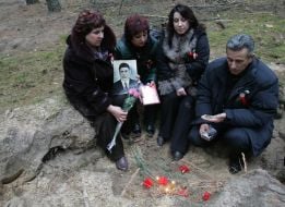 Родственники погибших бойцов Красной Армии