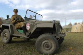 Participants of reconstruction of fights