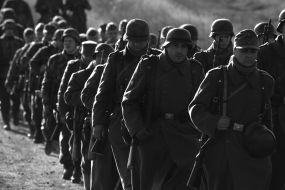 Participants of reconstruction of fights