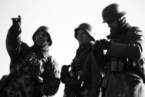 Participants of reconstruction of fights