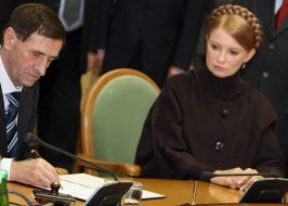 Yuliya Timoshenko and Vladimir Boyko