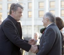 Viktor Yushchenko Lech Kaczynski