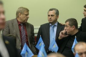 Valentin Landyk, Boris Kolesnikov and Aleksey Zhuravko