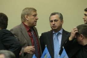 Valentin Landyk, Boris Kolesnikov and Aleksey Zhuravko