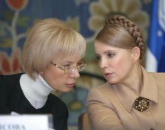 Lyudmsla Denisova and Yuliya Timoshenko