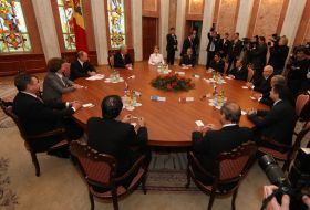 Зустріч прем’єр-міністрів країн СНД з Президентом Молдови