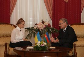 Yuliya Timoshenko and Artur Tair-oglu Rasi-Zade