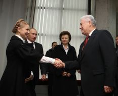 Юлія Тимошенко, Володимир Воронін та Володимир Путін