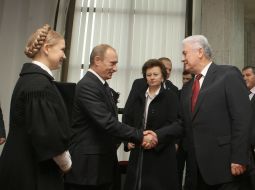 Юлія Тимошенко, Володимир Воронін та Володимир Путін