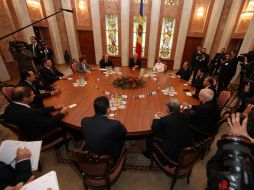 Зустріч прем’єр-міністрів країн СНД з Президентом Молдови