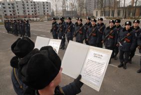 A military oath in Lvov