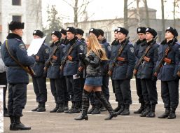 A military oath in Lvov