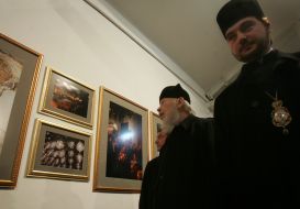 Metropolitan Vladimir, Yuriy Bogutskiy and Aleksandr Drabinko