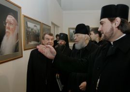 Metropolitan Vladimir, Yuriy Bogutskiy and Aleksandr Drabinko