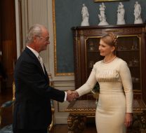 Carl XVI Gustaf and Yuliya Timoshenko