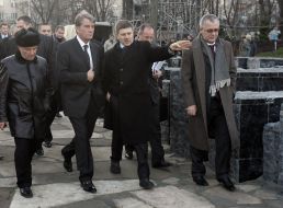 Viktor Yushchenko, Ivan Vasyunik and Vasiliy Vovkun
