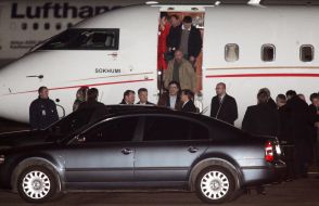 Михаил Саакашвили в аэропорту Борисполь