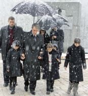 Victor Yushchenko with family