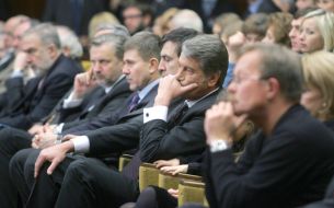 Victor Yushchenko and Mikhail Saakashvili