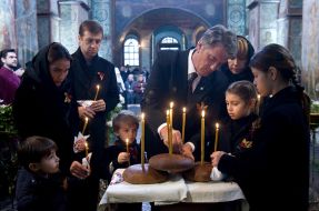 Victor Yushchenko with family