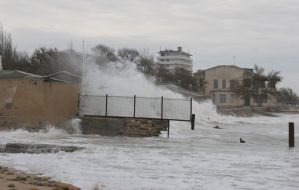 A gale in Evpatoria