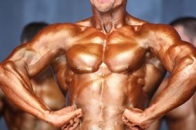 Body building Ukrainian Championship participant