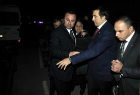 Михаил Саакашвили и Лех Качиньский