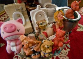 Miniature toilets collection