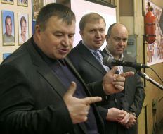 Aleksandr Bilokur, Vasiliy Gorbal and Aleksandr Donets