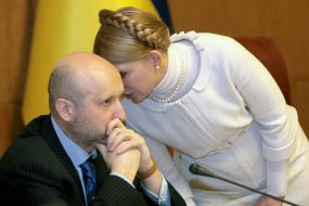 Aleksandr Turchinov and Yuliya Timoshenko