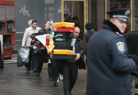 Пожар в Центральном универмаге