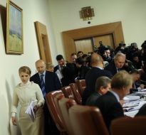 Aleksandr Turchinov and Yuliya Timoshenko