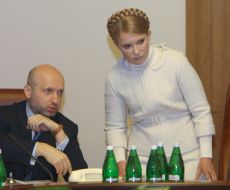Aleksandr Turchinov and Yuliya Timoshenko